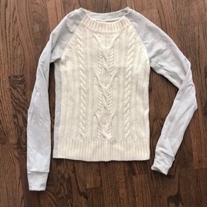 Lululemon thermal with front knit panel